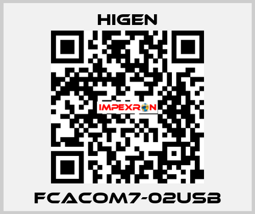 FCACOM7-02USB Higen