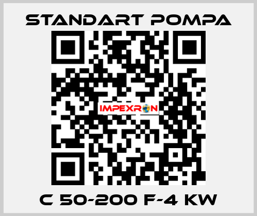 C 50-200 F-4 kW STANDART POMPA