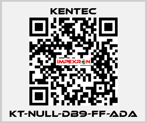 KT-NULL-DB9-FF-ADA Kentec
