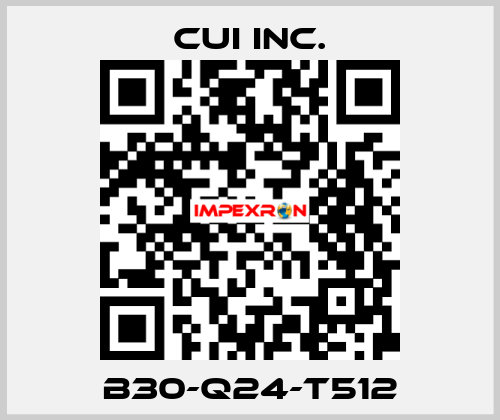 B30-Q24-T512 CUI Inc.