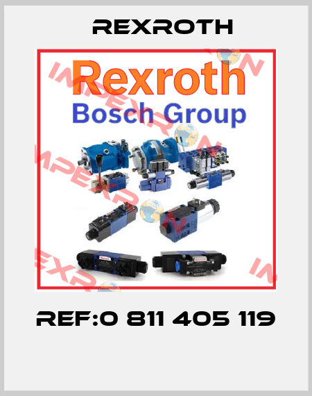 REF:0 811 405 119  Rexroth