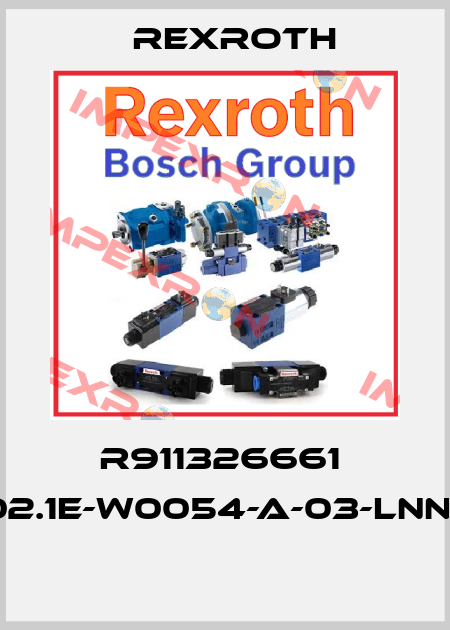 R911326661  HCS02.1E-W0054-A-03-LNNN-AA  Rexroth
