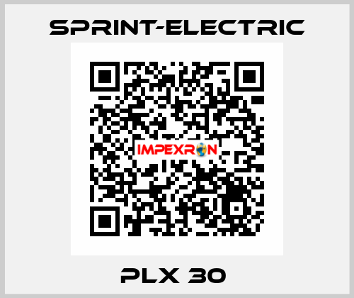 PLX 30  Sprint-Electric