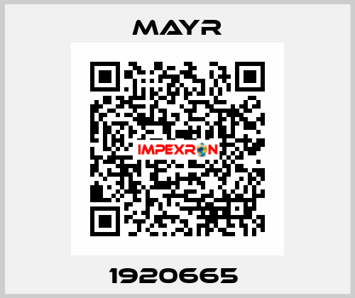 1920665  Mayr