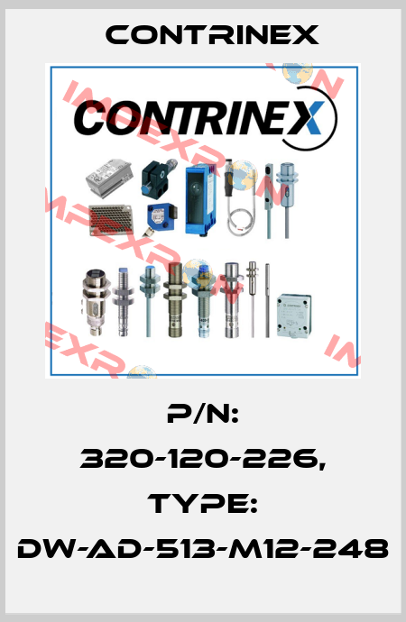 p/n: 320-120-226, Type: DW-AD-513-M12-248 Contrinex
