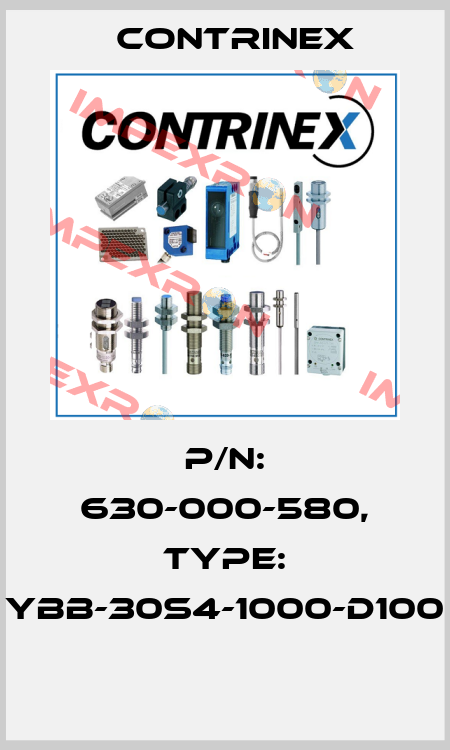 P/N: 630-000-580, Type: YBB-30S4-1000-D100  Contrinex
