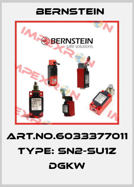 Art.No.6033377011 Type: SN2-SU1Z DGKW Bernstein