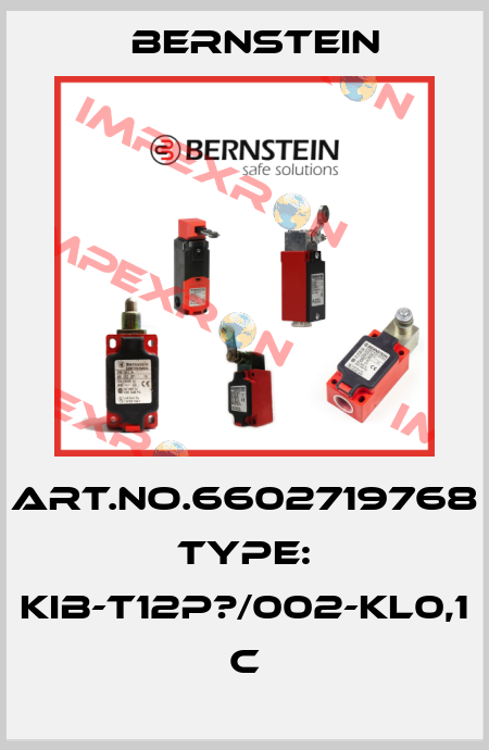 Art.No.6602719768 Type: KIB-T12P?/002-KL0,1          C Bernstein