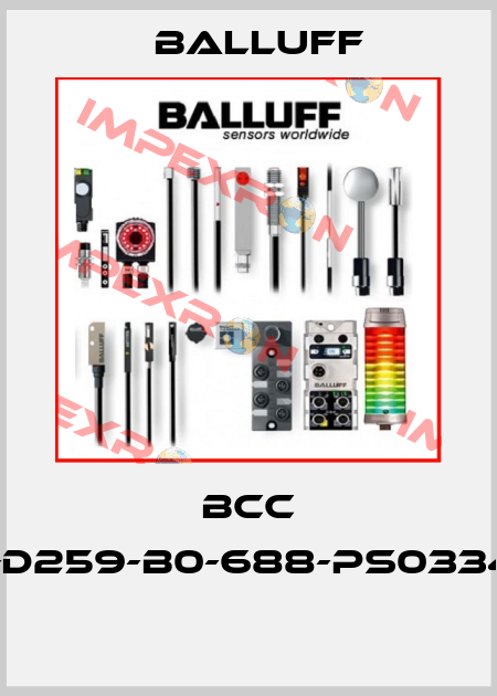 BCC M313-D259-B0-688-PS0334-020  Balluff