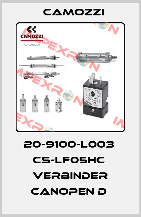 20-9100-L003  CS-LF05HC  VERBINDER CANOPEN D  Camozzi