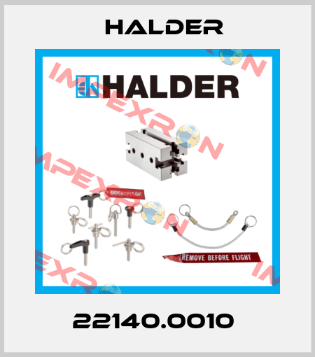 22140.0010  Halder