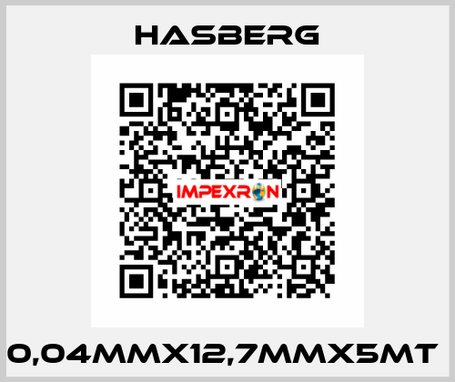 0,04MMX12,7MMX5MT  Hasberg