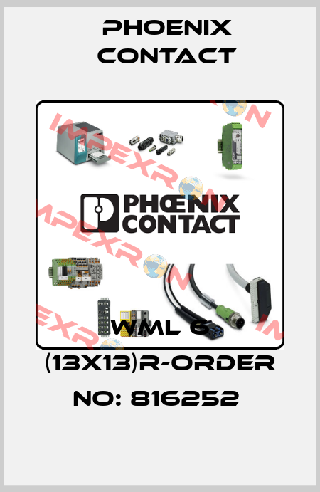 WML 6 (13X13)R-ORDER NO: 816252  Phoenix Contact