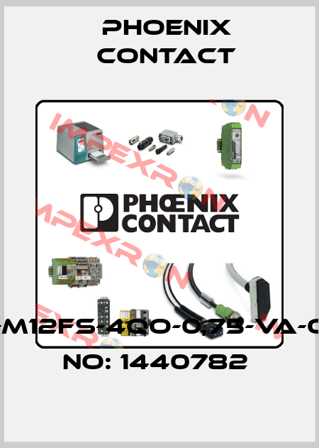 SACC-M12FS-4QO-0,75-VA-ORDER NO: 1440782  Phoenix Contact