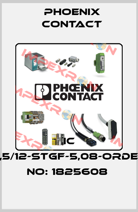 IC 2,5/12-STGF-5,08-ORDER NO: 1825608  Phoenix Contact