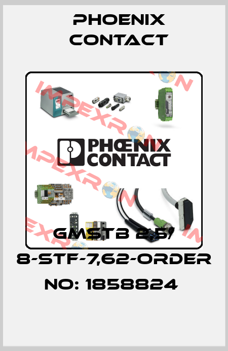 GMSTB 2,5/ 8-STF-7,62-ORDER NO: 1858824  Phoenix Contact