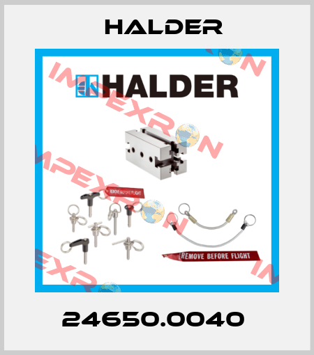 24650.0040  Halder