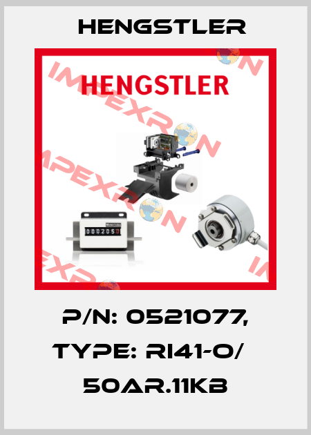 p/n: 0521077, Type: RI41-O/   50AR.11KB Hengstler