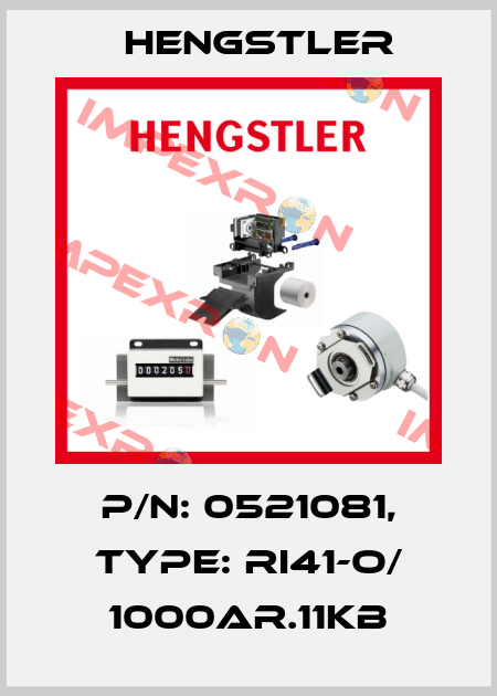 p/n: 0521081, Type: RI41-O/ 1000AR.11KB Hengstler