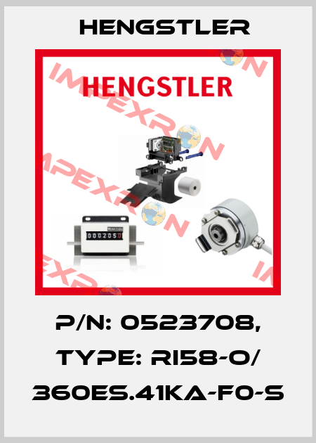 p/n: 0523708, Type: RI58-O/ 360ES.41KA-F0-S Hengstler