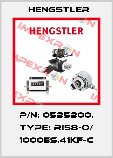 p/n: 0525200, Type: RI58-O/ 1000ES.41KF-C Hengstler
