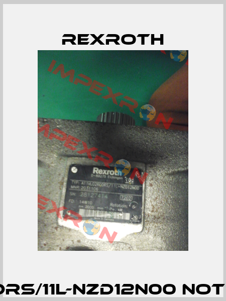 A11VLO260DRS/11L-NZD12N00 not available  Rexroth
