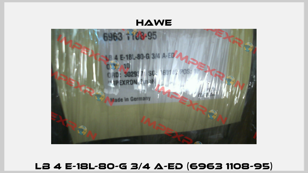 LB 4 E-18L-80-G 3/4 A-ED (6963 1108-95) Hawe