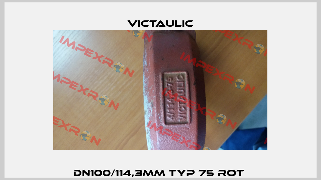 DN100/114,3mm Typ 75 rot  Victaulic