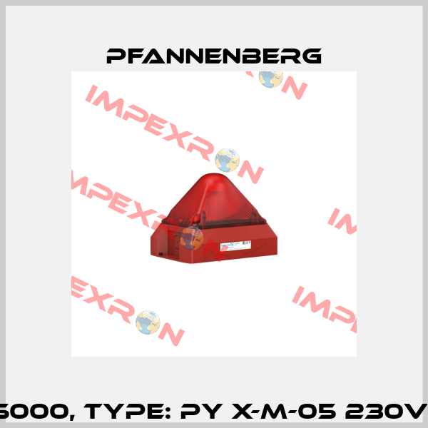 Art.No. 21550105000, Type: PY X-M-05 230V AC RD RAL3000 Pfannenberg